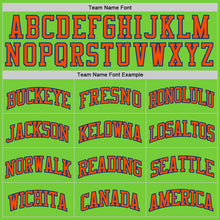 Load image into Gallery viewer, Custom Neon Green Orange-Royal Authentic Basketball Jersey
