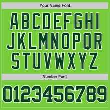 Load image into Gallery viewer, Custom Neon Green Green-White Authentic Basketball Jersey

