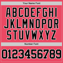 Load image into Gallery viewer, Custom Neon Pink Black-White Authentic Basketball Jersey
