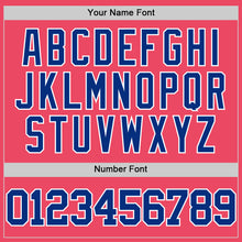 Load image into Gallery viewer, Custom Neon Pink Royal-White Authentic Basketball Jersey
