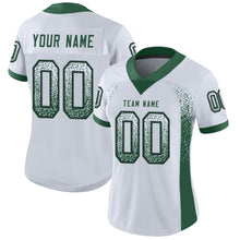 Load image into Gallery viewer, Custom White Grass Green-Black Drift Fashion Football Jersey
