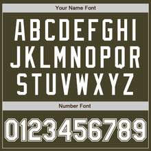 Load image into Gallery viewer, Custom Olive White Authentic Salute To Service Baseball Jersey
