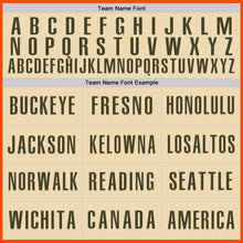 Load image into Gallery viewer, Custom Orange Olive-Cream Authentic Baseball Jersey
