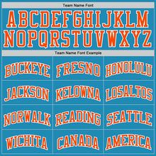 Load image into Gallery viewer, Custom Panther Blue Orange-White Authentic Basketball Jersey
