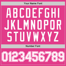 Load image into Gallery viewer, Custom Pink White Mesh Authentic Throwback Baseball Jersey
