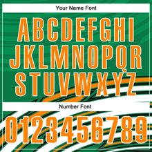 Load image into Gallery viewer, Custom Green Bay Orange-Black 3D St. Patrick&#39;s Day Shamrock Performance Polo Shirt
