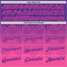 Load image into Gallery viewer, Custom Purple Pink 3D Gradient Square Shape Performance Polo Shirt
