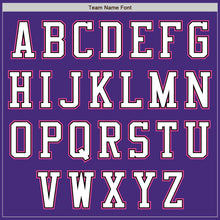 Load image into Gallery viewer, Custom Purple Pink-Black Authentic Baseball Jersey
