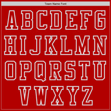 Load image into Gallery viewer, Custom Red White-Gray Authentic Baseball Jersey
