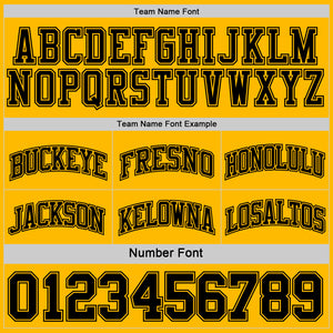 Custom Reversible Black Gold Double Side Sublimation Basketball Suit Jersey