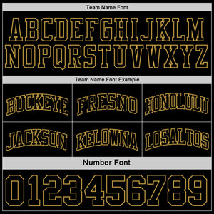 Custom Reversible Black Old Gold Double Side Sublimation Basketball Suit Jersey