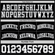 Load image into Gallery viewer, Custom Reversible Black White-Gray Double Side Sublimation Basketball Suit Jersey
