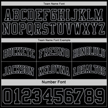 Load image into Gallery viewer, Custom Reversible Black Gray Double Side Sublimation Basketball Suit Jersey
