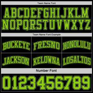 Custom Reversible Black Neon Green Double Side Sublimation Basketball Suit Jersey