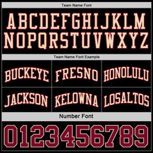 Load image into Gallery viewer, Custom Reversible Black Maroon-Cream Double Side Sublimation Basketball Suit Jersey
