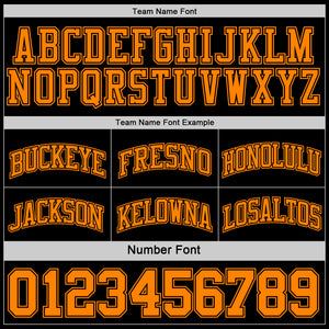 Custom Reversible Black Bay Orange Double Side Sublimation Basketball Suit Jersey