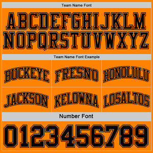 Custom Reversible Black Bay Orange Double Side Sublimation Basketball Suit Jersey
