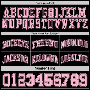 Custom Reversible Black Light Pink Double Side Sublimation Basketball Suit Jersey
