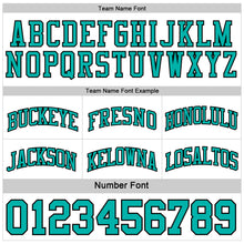 Load image into Gallery viewer, Custom Reversible Black Aqua Double Side Sublimation Basketball Suit Jersey
