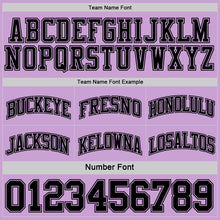 Load image into Gallery viewer, Custom Reversible Black Light Purple Double Side Sublimation Basketball Suit Jersey
