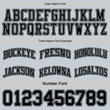 Load image into Gallery viewer, Custom Reversible Black Silver Double Side Sublimation Basketball Suit Jersey
