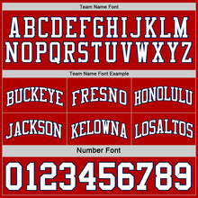 Load image into Gallery viewer, Custom Navy White-Red Reversible Double Side Sublimation Basketball Suit Jersey
