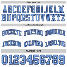 Load image into Gallery viewer, Custom Navy White-Light Blue Reversible Double Side Sublimation Basketball Suit Jersey
