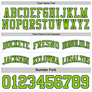 Custom Navy White-Neon Green Reversible Double Side Sublimation Basketball Suit Jersey