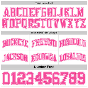 Custom Pink White Reversible Double Side Sublimation Basketball Suit Jersey
