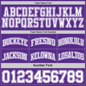 Custom Purple White Reversible Double Side Sublimation Basketball Suit Jersey