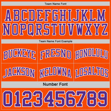 Load image into Gallery viewer, Custom Purple Orange-White Reversible Double Side Sublimation Basketball Suit Jersey
