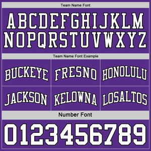 Custom Purple White-Black Reversible Double Side Sublimation Basketball Suit Jersey