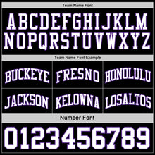 Load image into Gallery viewer, Custom Purple White-Black Reversible Double Side Sublimation Basketball Suit Jersey
