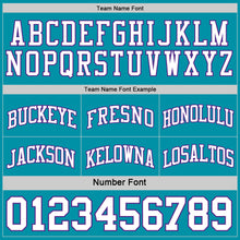 Load image into Gallery viewer, Custom Purple White-Teal Reversible Double Side Sublimation Basketball Suit Jersey
