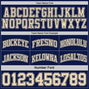 Custom Reversible Navy Cream Double Side Sublimation Basketball Suit Jersey