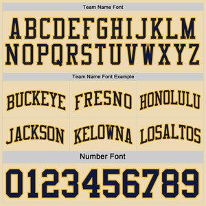 Custom Reversible Navy Gold Double Side Sublimation Basketball Suit Jersey
