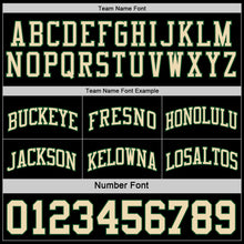 Load image into Gallery viewer, Custom Reversible Black Cream-Green Double Side Sublimation Basketball Suit Jersey
