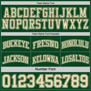 Custom Reversible Green Cream Double Side Sublimation Basketball Suit Jersey