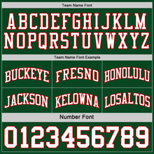 Load image into Gallery viewer, Custom Reversible Green White-Red Double Side Sublimation Basketball Suit Jersey
