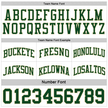 Load image into Gallery viewer, Custom Reversible Green White-Cream Double Side Sublimation Basketball Suit Jersey
