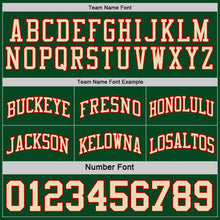 Load image into Gallery viewer, Custom Reversible Green Cream-Red Double Side Sublimation Basketball Suit Jersey
