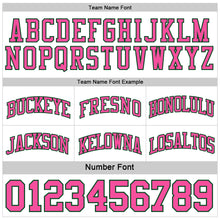 Load image into Gallery viewer, Custom Reversible Green Pink-White Double Side Sublimation Basketball Suit Jersey
