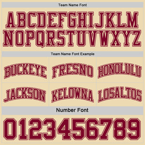 Custom Reversible Maroon Cream Double Side Sublimation Basketball Suit Jersey