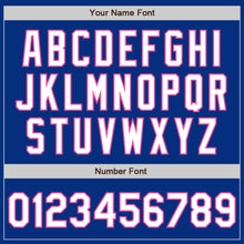 Load image into Gallery viewer, Custom Royal White-Pink Authentic Baseball Jersey
