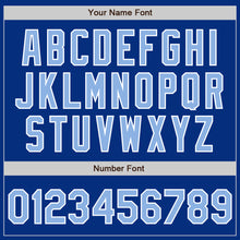 Load image into Gallery viewer, Custom Royal Light Blue-White Authentic Baseball Jersey
