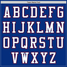 Load image into Gallery viewer, Custom Royal White-Red Authentic Baseball Jersey
