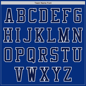 Custom Royal Navy-White Authentic Baseball Jersey
