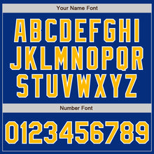 Load image into Gallery viewer, Custom Royal Gold-White Authentic Baseball Jersey
