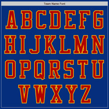 Load image into Gallery viewer, Custom Royal Red-Gold Authentic Baseball Jersey
