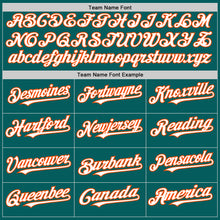 Load image into Gallery viewer, Custom Teal White-Orange Authentic Sleeveless Baseball Jersey

